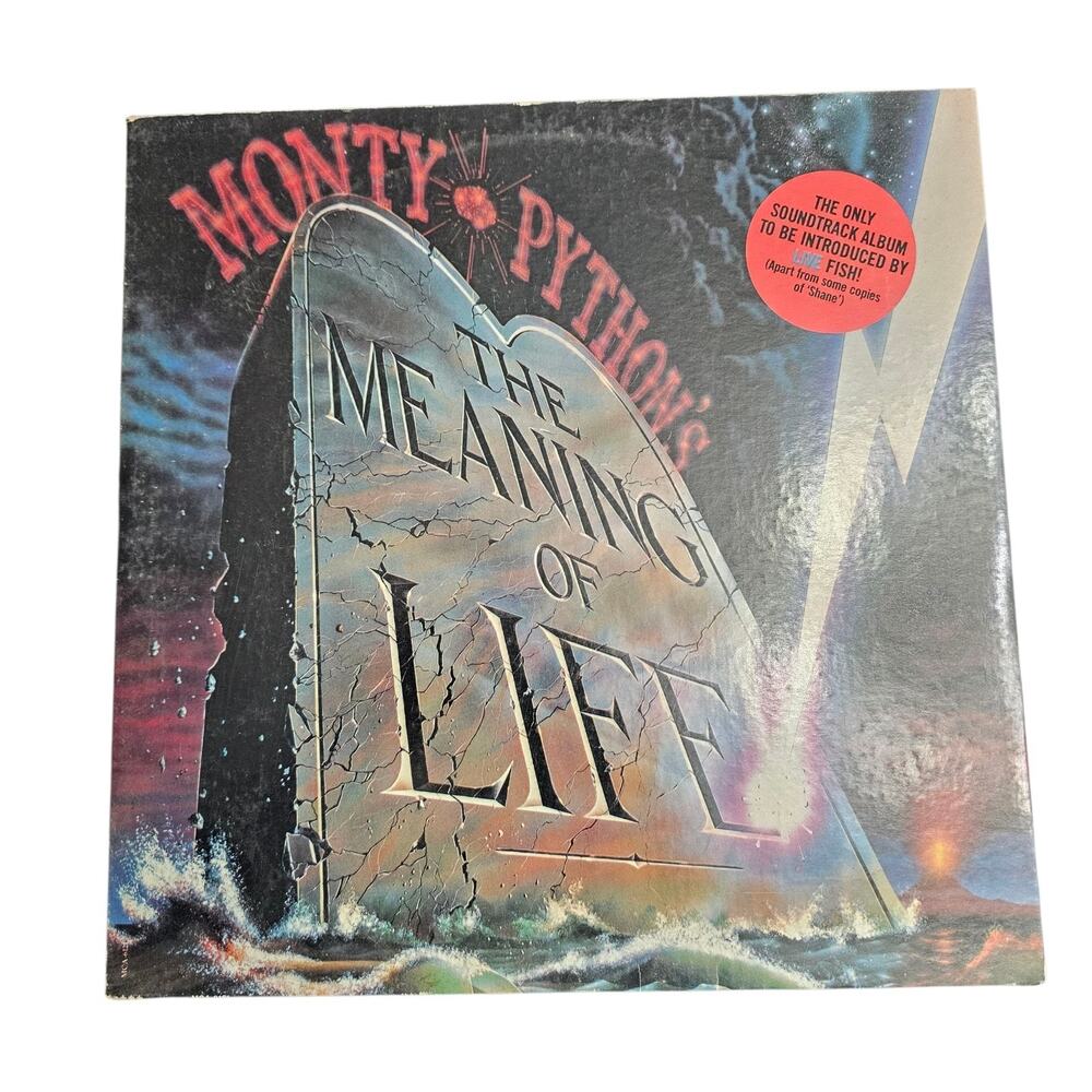 Monty Pythons The Meaning of Live Original Soundtrack Vinyl Record. VG+